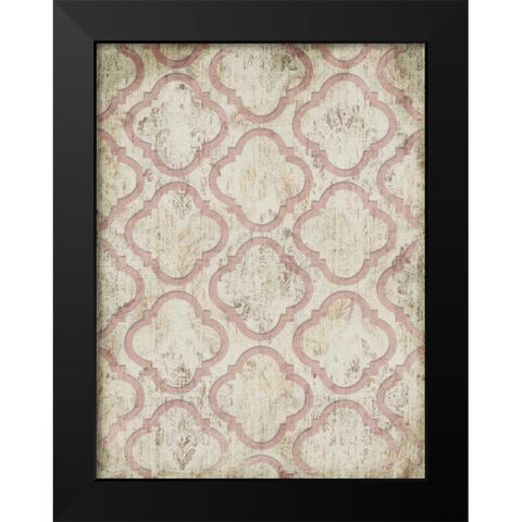 Antique Rose Wall Black Modern Wood Framed Art Print by Grey, Jace