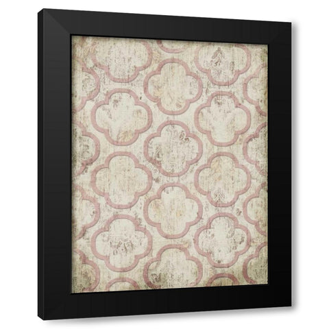 Antique Rose Wall Mate Black Modern Wood Framed Art Print by Grey, Jace