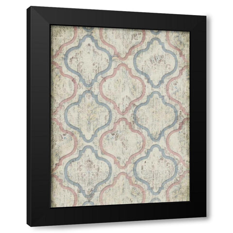 Rustic Wall Paper Black Modern Wood Framed Art Print with Double Matting by Grey, Jace
