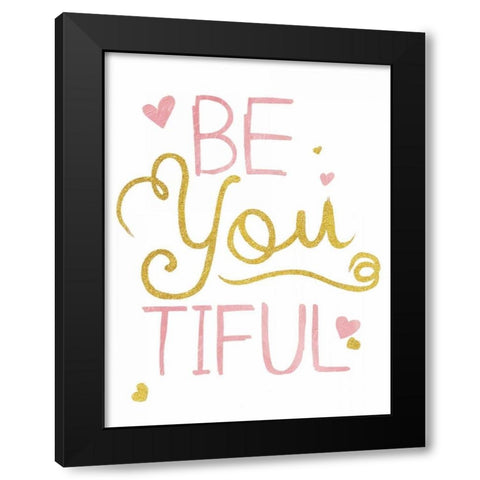 BeUtiful Black Modern Wood Framed Art Print with Double Matting by Grey, Jace