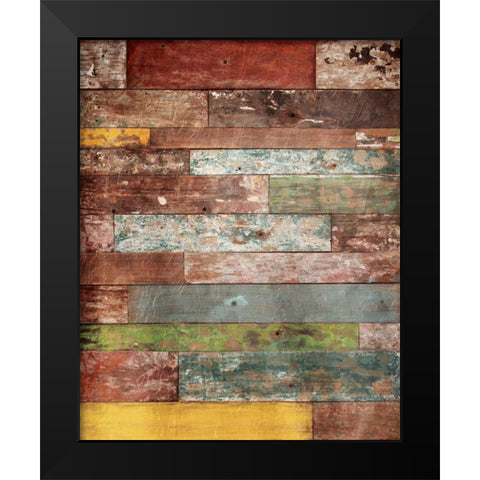 Spice Tones Wood Black Modern Wood Framed Art Print by Grey, Jace