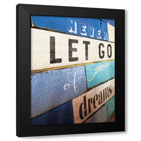 Ocean City Dreaming Black Modern Wood Framed Art Print with Double Matting by Grey, Jace
