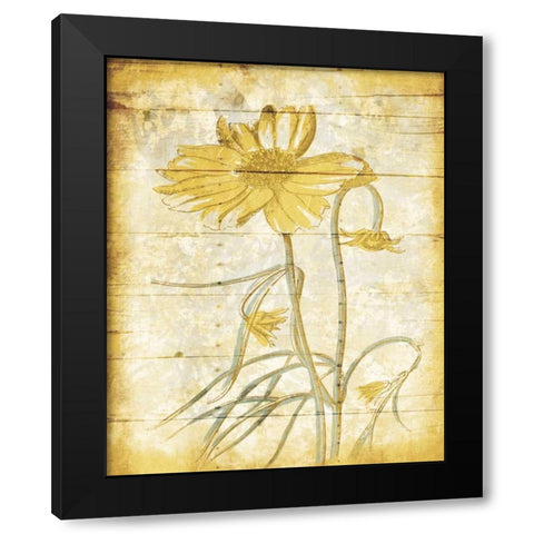 Calm Day Breeze Black Modern Wood Framed Art Print by Grey, Jace