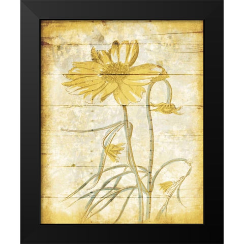 Calm Day Breeze Black Modern Wood Framed Art Print by Grey, Jace