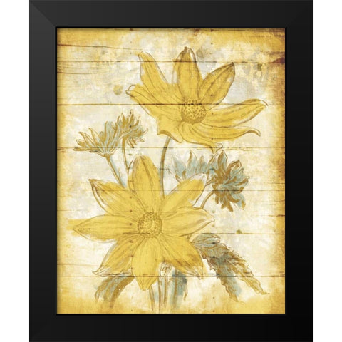 Calm Day Breeze Mate Black Modern Wood Framed Art Print by Grey, Jace