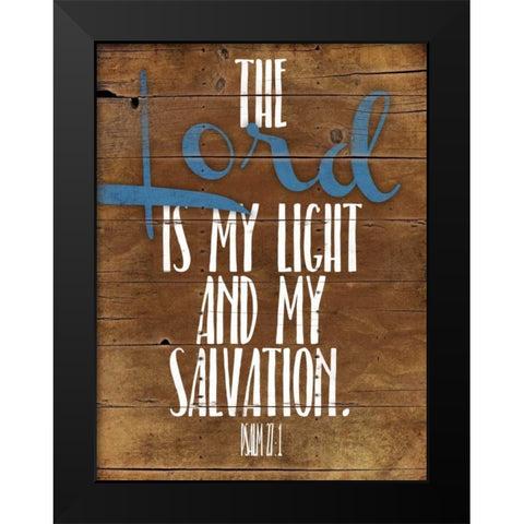 Lord Salvation Black Modern Wood Framed Art Print by Grey, Jace