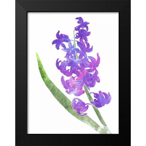 Watered Down Purp Pink Black Modern Wood Framed Art Print by Grey, Jace