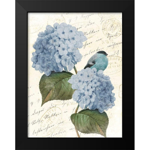 Bird Mail Two Black Modern Wood Framed Art Print by Grey, Jace