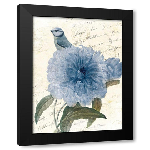 Bird Mail Three Black Modern Wood Framed Art Print with Double Matting by Grey, Jace