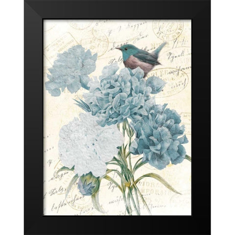 Bird Mail Four Black Modern Wood Framed Art Print by Grey, Jace