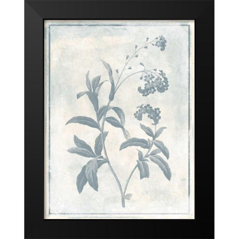 Sky Floral Two Cleaner Black Modern Wood Framed Art Print by Grey, Jace