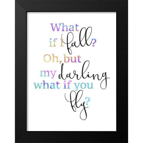 Floating Butterfly Black Modern Wood Framed Art Print by Grey, Jace