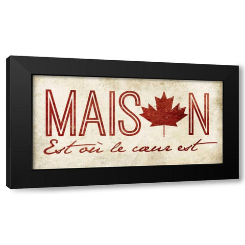 French Home Black Modern Wood Framed Art Print with Double Matting by Grey, Jace