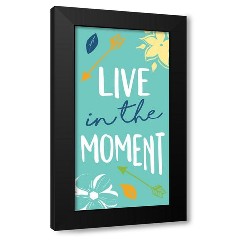 Moment Black Modern Wood Framed Art Print by Grey, Jace
