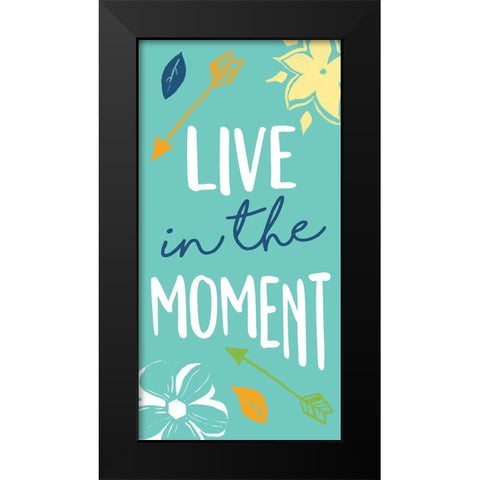 Moment Black Modern Wood Framed Art Print by Grey, Jace