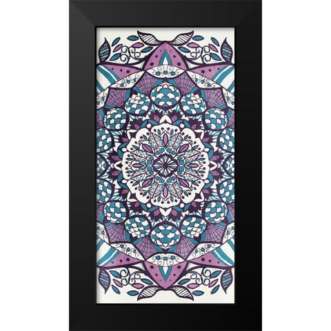 WaterLust Mate Black Modern Wood Framed Art Print by Grey, Jace