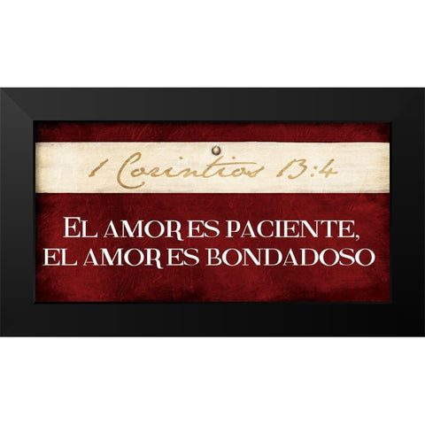 Corintios Black Modern Wood Framed Art Print by Grey, Jace