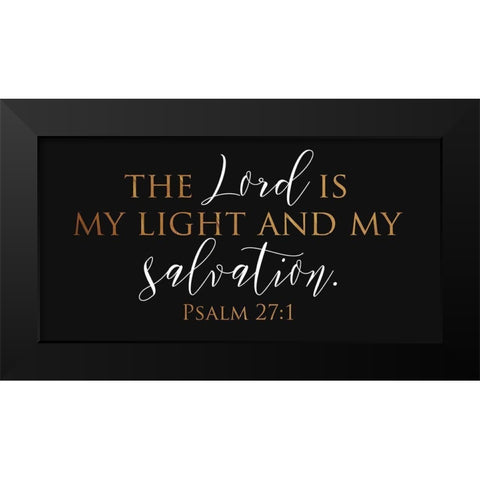 Love Salvation Black Modern Wood Framed Art Print by Grey, Jace