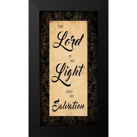 Lord Light Black Modern Wood Framed Art Print by Grey, Jace