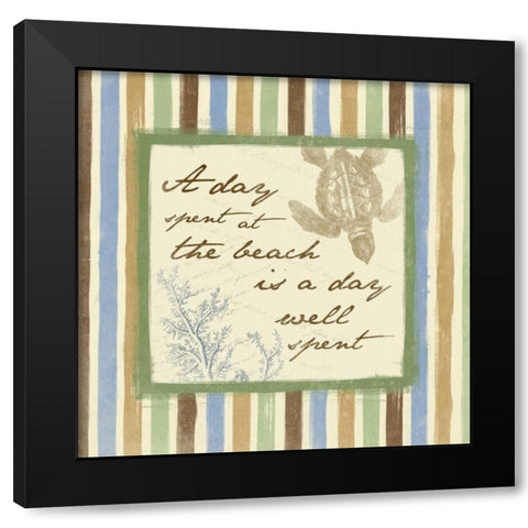 A DAY Black Modern Wood Framed Art Print by Grey, Jace