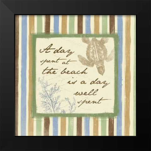 A DAY Black Modern Wood Framed Art Print by Grey, Jace