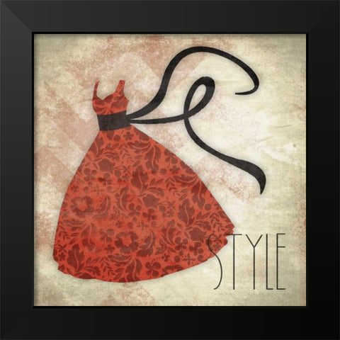 Style Black Modern Wood Framed Art Print by Grey, Jace