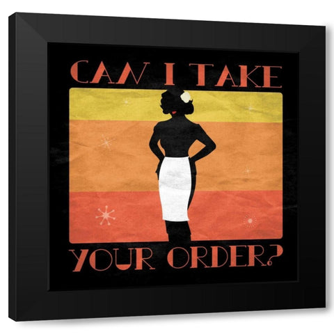 Take your order Black Modern Wood Framed Art Print with Double Matting by Grey, Jace
