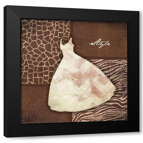 Style Black Modern Wood Framed Art Print by Grey, Jace