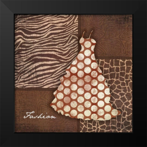 Fashion Black Modern Wood Framed Art Print by Grey, Jace
