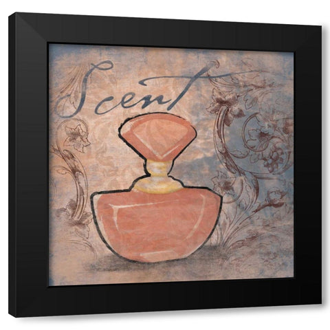 Scent Black Modern Wood Framed Art Print with Double Matting by Grey, Jace
