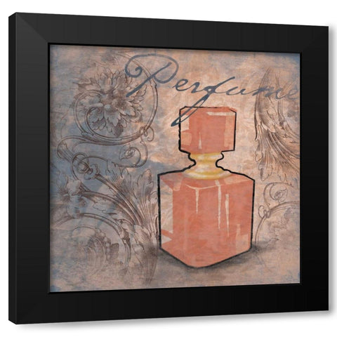 Perfume Black Modern Wood Framed Art Print with Double Matting by Grey, Jace