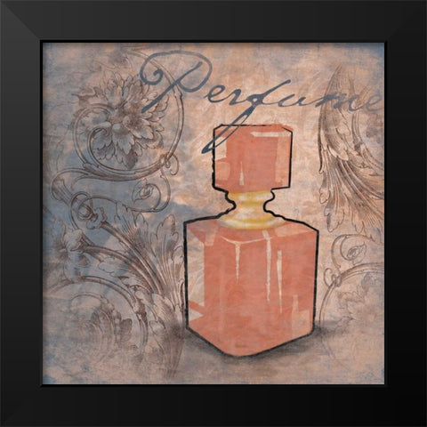Perfume Black Modern Wood Framed Art Print by Grey, Jace