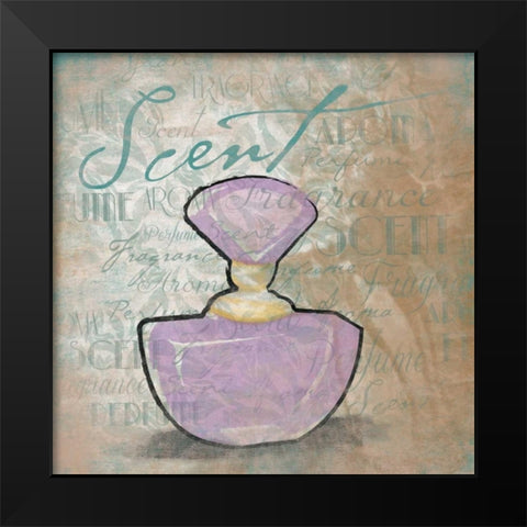 Scent Black Modern Wood Framed Art Print by Grey, Jace