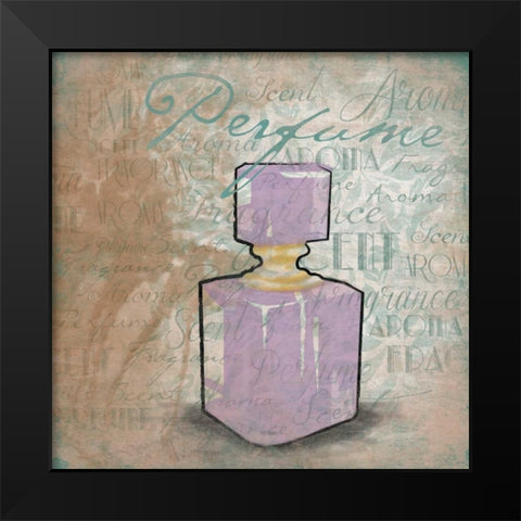 Perfume Black Modern Wood Framed Art Print by Grey, Jace