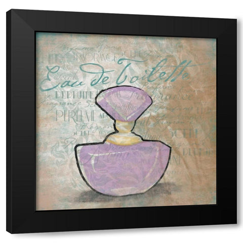 Eau de Toilette Black Modern Wood Framed Art Print with Double Matting by Grey, Jace