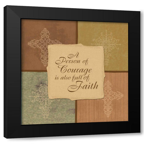 English4patch Black Modern Wood Framed Art Print by Grey, Jace