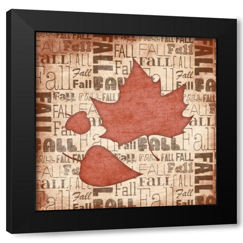 Fall Black Modern Wood Framed Art Print by Grey, Jace