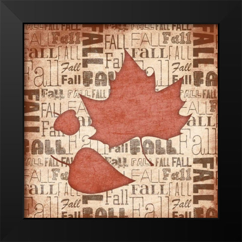Fall Black Modern Wood Framed Art Print by Grey, Jace