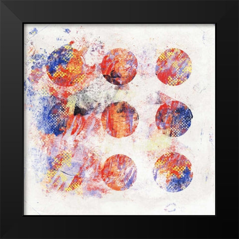 Abstract 2 Black Modern Wood Framed Art Print by Grey, Jace