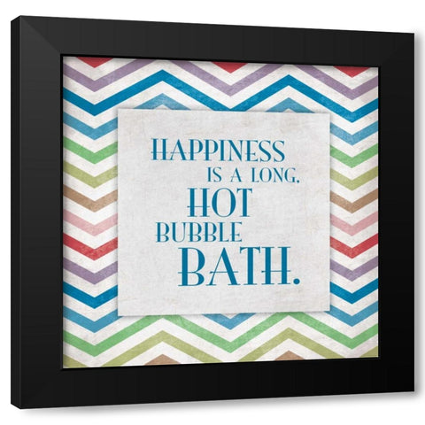Bath Black Modern Wood Framed Art Print with Double Matting by Grey, Jace
