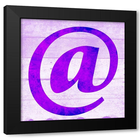 SHIFT KEY @ Black Modern Wood Framed Art Print with Double Matting by Grey, Jace