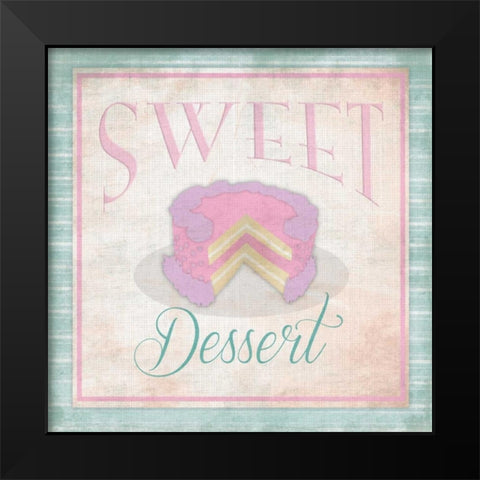 Sweet dessert Black Modern Wood Framed Art Print by Grey, Jace