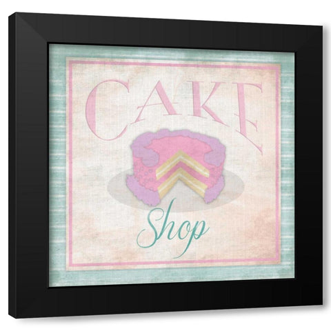 Cakes 2 Black Modern Wood Framed Art Print by Grey, Jace