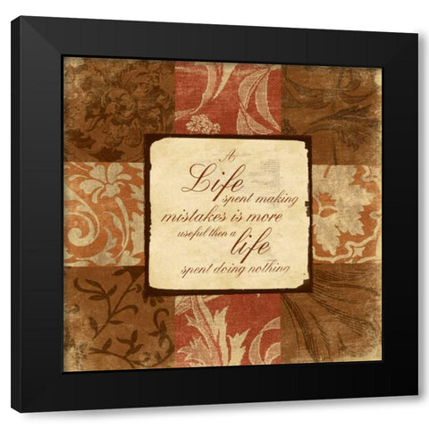 SpicePatch inspirational Black Modern Wood Framed Art Print with Double Matting by Grey, Jace