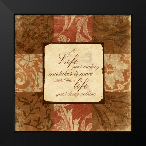 SpicePatch inspirational Black Modern Wood Framed Art Print by Grey, Jace