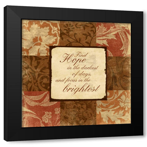 SpicePatch inspirational 2 Black Modern Wood Framed Art Print with Double Matting by Grey, Jace