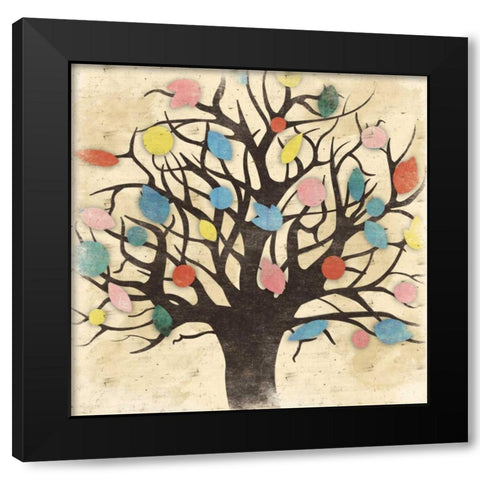 Tree 2 Black Modern Wood Framed Art Print by Grey, Jace