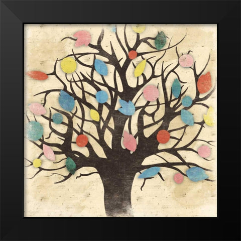 Tree 2 Black Modern Wood Framed Art Print by Grey, Jace