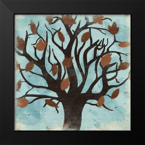 Tree Black Modern Wood Framed Art Print by Grey, Jace