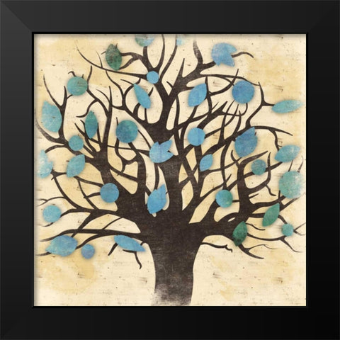 Tree Black Modern Wood Framed Art Print by Grey, Jace